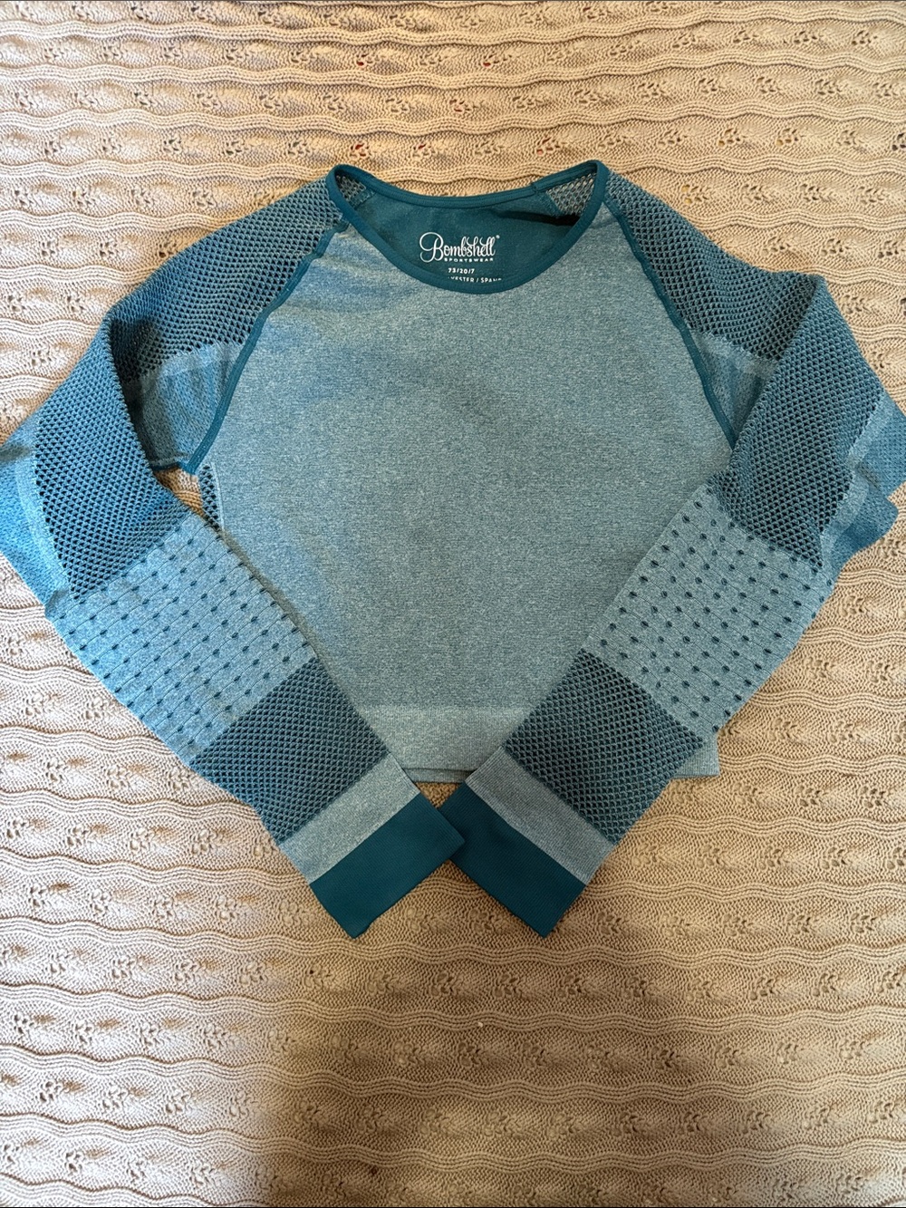 Bombshell Sportswear Vintage OG Seamless Mesh Long Sleeve XS/S